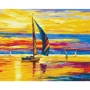 Картина за номерами Brushme Схід сонця на плаву 40x50 см (BS51393)