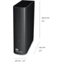 Внешний жесткий диск WD Elements 10TB (WDBWLG0100HBK-EESN) фото 7