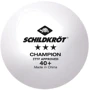 Мячик для настольного тенниса Donic Champion 40+ 3* 3 шт. white (608540) фото 1