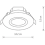 Точечный светильник Nowodvorski 8992 Helios LED: Тип используемой лампы LED-модуль