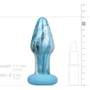 Стеклянная анальная пробка Gildo - Ocean Curl Glass Butt plug
