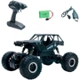 Автомобиль Off-Road Crawler на р/у – Tiger (матовый черный, аккум. 4,8V, метал. корпус, 1:18) (SL-111RHMBl): Масштаб модели 1:18