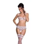 Эротический комплект Passion LOVELIA SET white XXL/XXXL