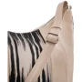 Женская сумка хобо Laskara бежевая (LK10249-zebra): Застежка Молния