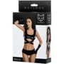 Комплект Glossy Wetlook Halle Вlack, S