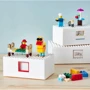 Коробка LEGO з кришкою ІКЕА BYGGLEK 3 шт білий (70372186) фото 4