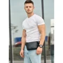 Мужская поясная сумка Sambag Tirso Aqwam черная (80119001m): Фактура Матовая, Зернистая