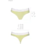 Спортивные трусики-стринги Passion PS007 PANTIES yellow, size S