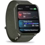 Смарт-часы Garmin Venu X1 Moss with Titanium Caseback and Moss ComfortFit Nylon Band (010-02980-03): Время работы до 8 часов