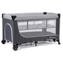 Кровать-манеж Kinderkraft Leody Grey (KCLEOD00GRY0000)