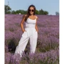 Брюки ISSA PLUS 12593 48 белые: Сезон Лето