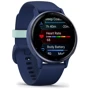 Смарт-часы Garmin Vivoactive 5 Metallic Navy Aluminium Bezel with Navy Case and Silicone Band (010-02862-12): Время работы до 11 дней