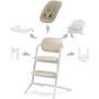 Стульчик для кормления 4 в 1 Cybex Lemo Sand White (521003223) фото 7