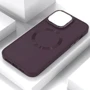 Чохол для iPhone TPU Case Bonbon Metal Style with MagSafe Plum for iPhone 11: Колір бордовый
