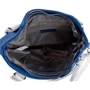 Женская сумка тоут Laskara синяя (LK-10244-blue): Тип ручки Длинная ручка, С двумя ручками, Плечевой ремень, Со съемным ремнем