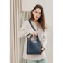 Жіноча сумка тоут BlankNote темно-синя (BN-BAG-28-navy-blue): Стиль Повсякденний (Casual)