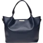 Кожаная сумка тоут Ricco Grande синяя (1L943-blue)