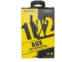 Joyroom S605 Mini Jack 3,5 мм (one into two) Black 3,5м фото 1