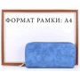 Женский кошелек HJP синий (UHJP30280-3): Материал Искусственная кожа