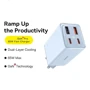 Зарядное устройство Baseus Wall Charger GaN6 Pro 2хUSB-C+2xUSB 65W Blue with USB-C Cable (P10162701313-00) фото 12