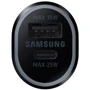 Зарядное устройство Samsung Car Charger USB+USB-C Super Fast 25W+15W Black (EP-L4020NBEGRU): Тип автомобильное