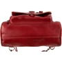 Жіночий рюкзак Laskara червоний (LK-10237-red): Фактура матова, Гладка