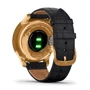 Смарт-годинник Garmin Vivomove Luxe 24K Gold PVD Stainless Steel Case with Black Embossed Italian Leather Band (010-02241-22): Виробник Garmin