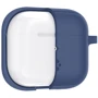 Чехол для наушников Spigen Silicone Fit with Belt Deep Blue (ASD02899) for Apple AirPods 3 фото 2
