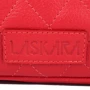 Женская сумка через плечо Laskara красная (LK-DS256-red): Фактура Матовая, Зернистая
