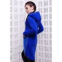 Платье FashionUp PL-1567A 42 синее спортивное короткое мини: Состав Полиэстер, Хлопок