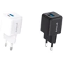 Зарядное устройство Proove Wall Charger USB+USB-C Pocket GaN Plus 25W White (WCPG25111202): Особенности Power Delivery (PD), Быстрая зарядка, USB-C