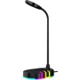 Микрофон Xtrike Me XMC-02 RGB 3.5 mm+USB Black (XMC-02): Способ подключения проводной