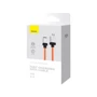 Кабель Baseus USB Cable to Lightning CoolPlay Series 2.4A 1m Orange (CAKW000407) фото 6