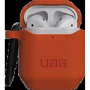 Чехол для наушников Urban Armor Gear UAG Std. Issue Silicone 001 (V2) Orange (10244K119797) for Apple AirPods 1/2: Особенности С карабином