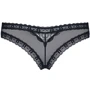 Эротические трусики с кружевом и подвеской Obsessive 820-PAN-1, S/M