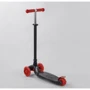 Самокат MAXI "Best Scooter" 4 колеса PU, СВЕТ, трубка руля алюминиевая Black/Red (102019): Максимальная допустимая нагрузка, кг 60