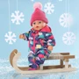 Набор одежды для куклы Baby Born серии "Deluxe" - Снежная зима (куртка, штаны, шапочка, сапожки) фото 5