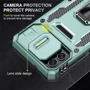 Чохол для телефона Mobile Case Camshield Army Ring Light Green для Samsung A055 Galaxy A05: Матеріал силикон + поликарбонат