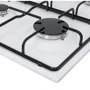 Варочная поверхность газовая Perfelli HGM 616 W: Рабочая поверхность эмаль