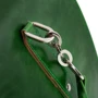 Жіноча дорожня сумка Laskara зелена (LK10240-green): Застібка Блискавка