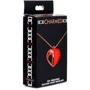 Ожерелье с подвеской вибратором Charmed Vibrating Silicone Heart Necklace, 90 см (красный)