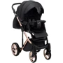 Коляска 2 в 1 Adamex Chantal Star Polar (Pink Gold) кожа 100% Star 101 (624641): Материал колес полиуретан