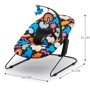 Шезлонг-качалка Kinderkraft Calmee Happy Shapes (KBCALM00HAP0000): Возраст с рождения
