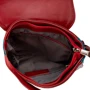 Женская сумка почтальонка Laskara красная (LK-10245-red-snake): Стиль Повседневный (Casual)