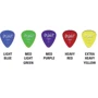 Медіатор Набор медиаторов DUNLOP 4860 GELS STANDARD CABINET: Товщина  Середні (0.66 - 0.73 мм)
