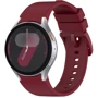 BeCover Strap Tape Red Wine for Samsung Galaxy Watch (20mm) 4 40mm-44mm/5 40-44mm/6 40-44mm/7 40-44mm (712061)