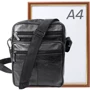 Мужская сумка через плечо Valiria Fashion черная (3DETAW8096-2): Материал Искусственная кожа