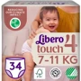 Підгузки Libero Touch трусики 4 (34) шт