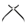 Портупея из экокожи Bijoux Indiscrets MAZE — Cross Chest Harness Black