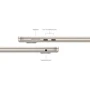 Apple MacBook Air 15" M3 256GB Starlight Custom (MC9F4UA/A) 2024: Видеокарта 10‑core GPU